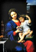 Pierre Mignard Madonna of the Grapes oil painting artist